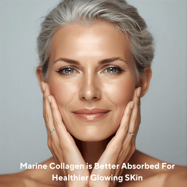 A woman over 50 with glowing skin, representing the skin health benefits of marine collagen